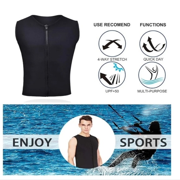 REALON Wetsuits Top Jacket Women Men 2mm Neoprene Long Sleeve Shirt 3mm - Picture 2 of 15
